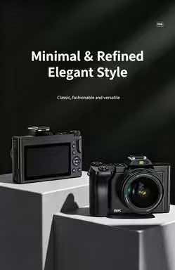 Photography Nature Images - 5K Digital Camera 48MP 6‑Axis Anti‑Shake