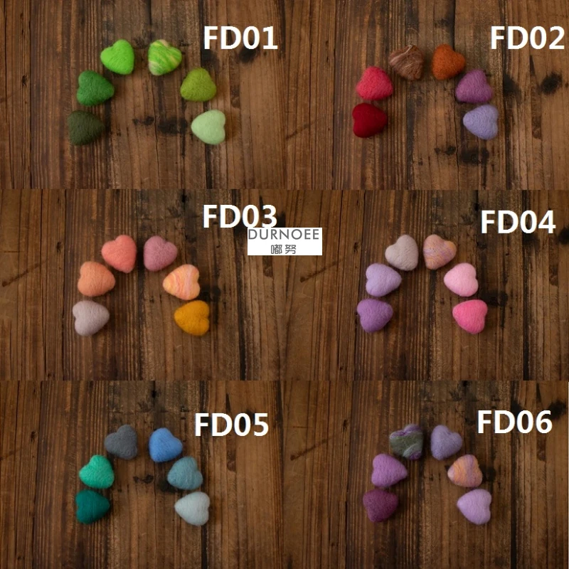Photography Life - Newborn Photography Props Wool Felt Love