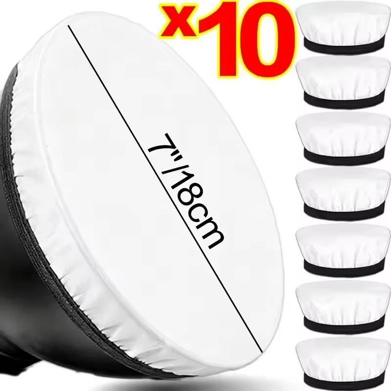 Strobe Light Studio - 1/3/5/10Pcs 7inch Photography Light Soft Diffuser