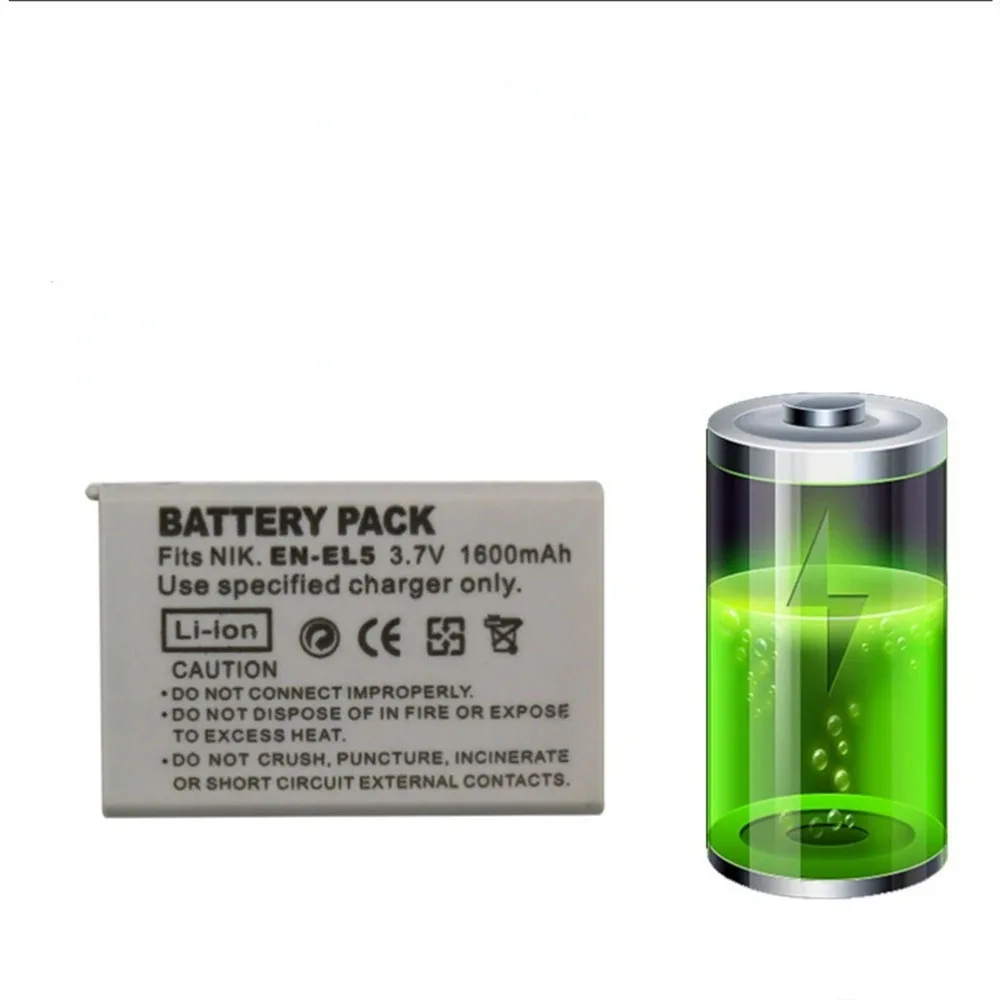 1-4pcs EN-EL5 ENEL5 Battery +L - Nikon Camera D3500 review and price
