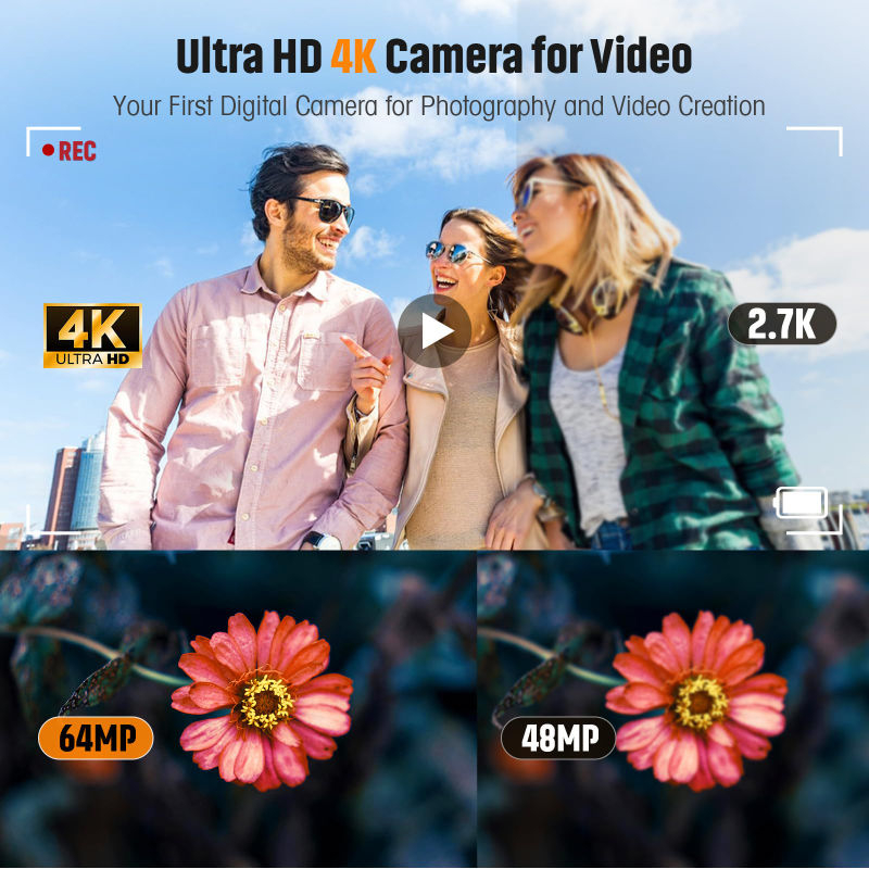 4K Digital Camera 64MP Photogr - Photography Nature Images review and price