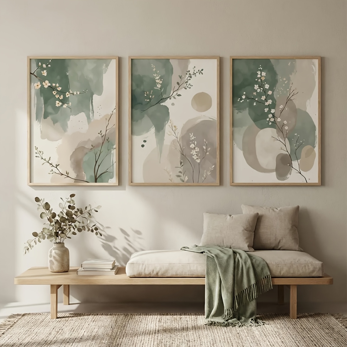 3pcs Japanese-Style Plant Canv - Photography Design review and price