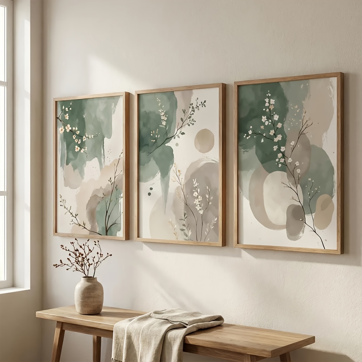 3pcs Japanese-Style Plant Canv - Photography Design review and price