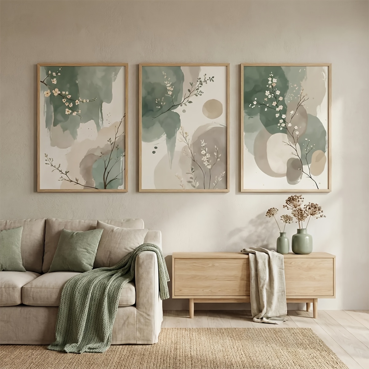 3pcs Japanese-Style Plant Canv - Photography Design review and price