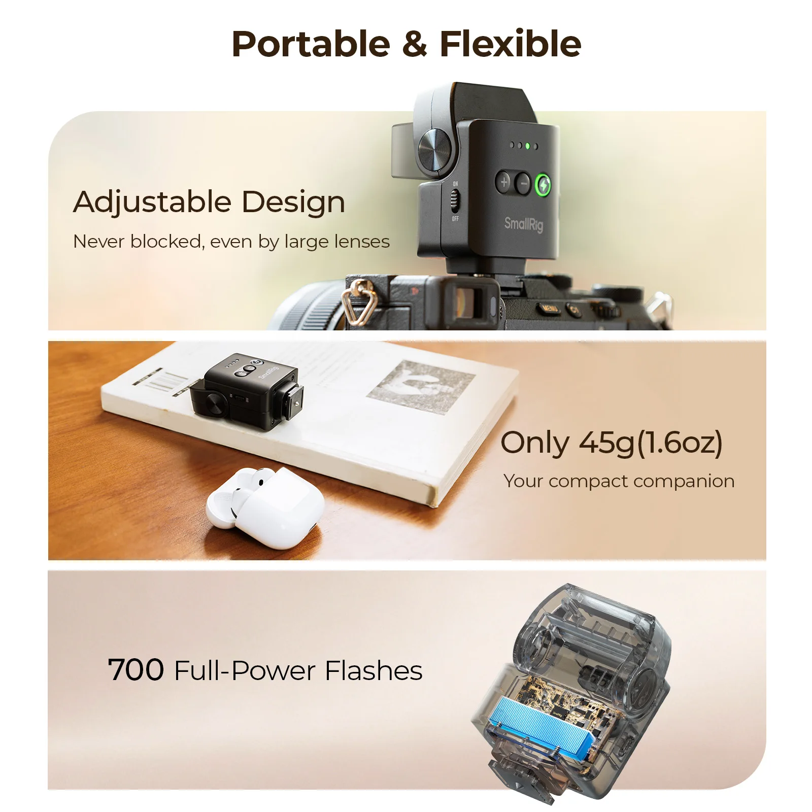 SmallRig 5883 Mini External Fl - Speedlite Flash External review and price