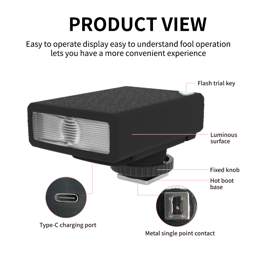 LINIM QU13 Mini Camera Flash S - Speedlite Flash External review and price