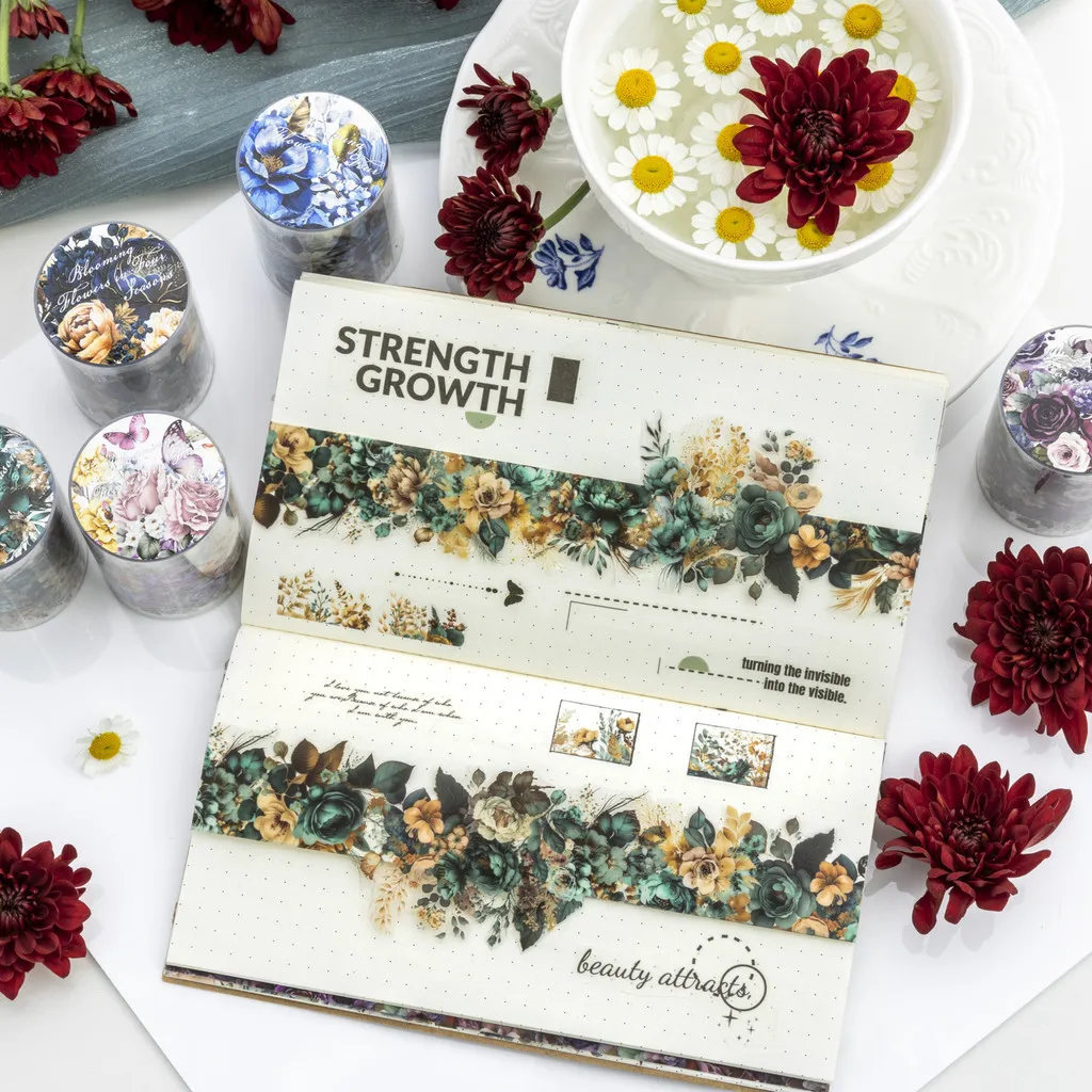Journamm 6rolls Flower Tapes D - Photography Journal review and price