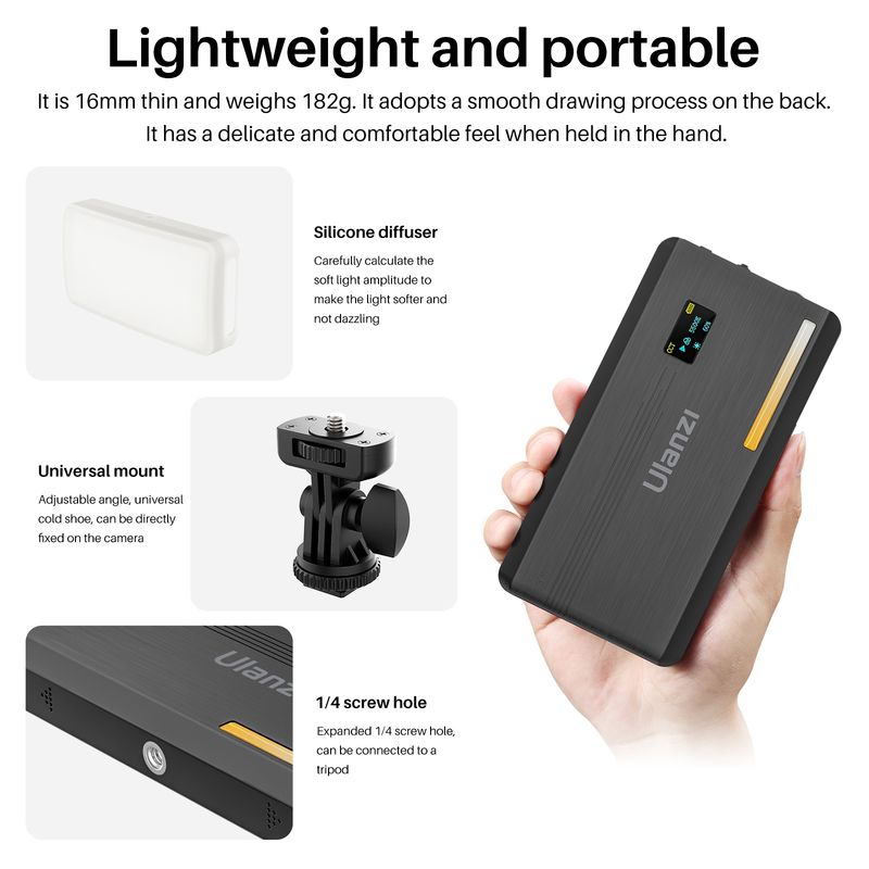 Ulanzi VL200 Soft Bi-Color LED - Strobe Light Studio review and price