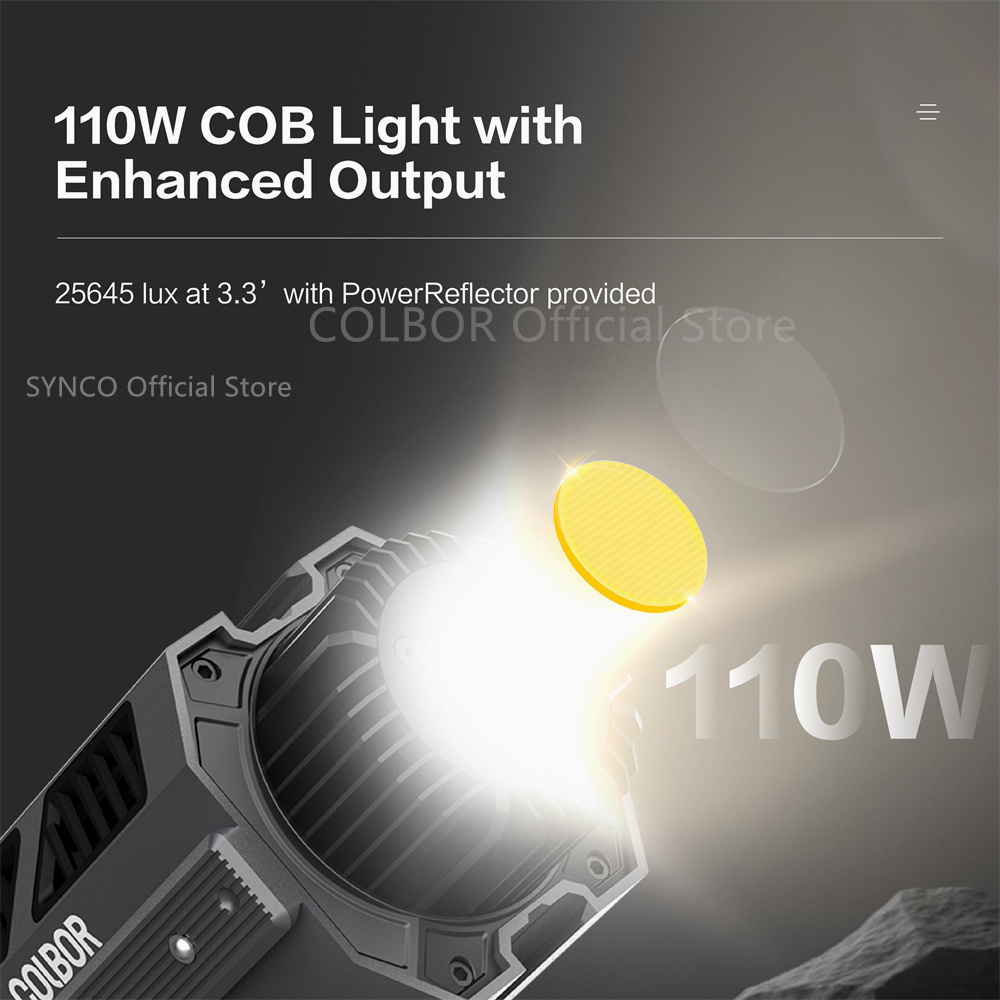COLBOR CL100X COB Led Light Vi - Strobe Light Studio review and price