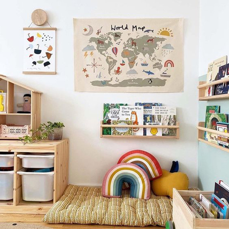 Nordic Wall Decor Kids Room Wo - Photography Mapped review and price