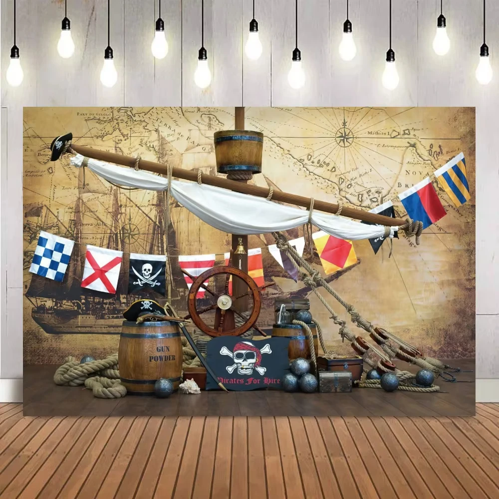 Pirate background Banner Photo - Photography Mapped review and price
