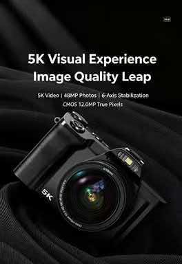 5K Digital Camera 48MP 6‑Axis  - Photography Nature Images review and price