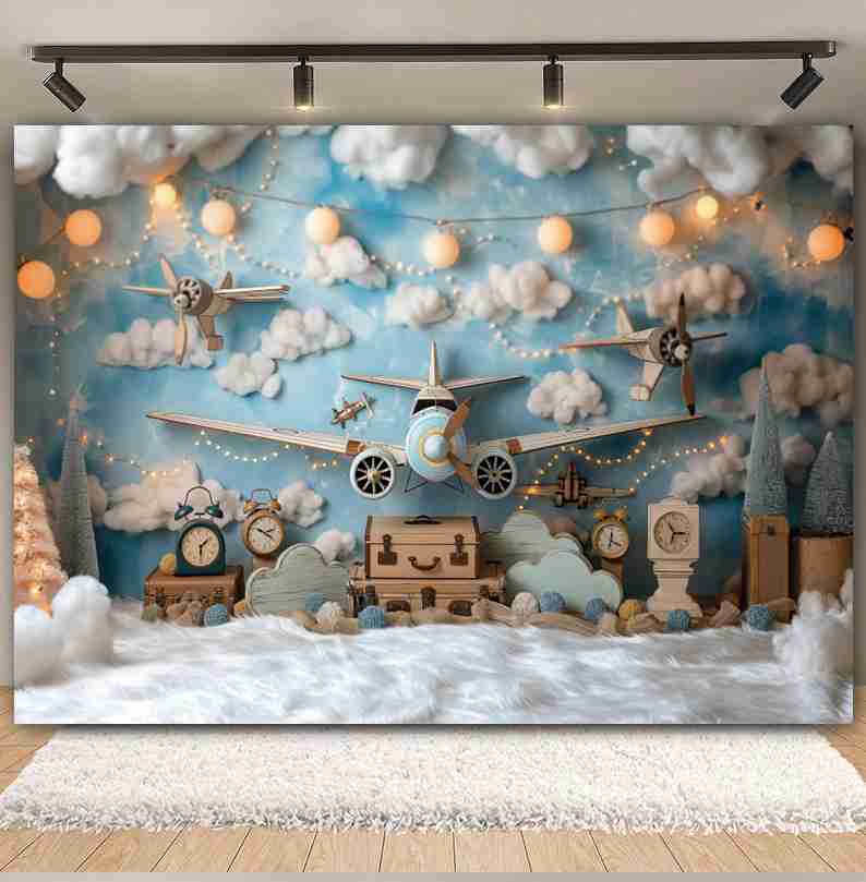 Baby Shower Hot Air Balloon Ai - Photography Mapped review and price