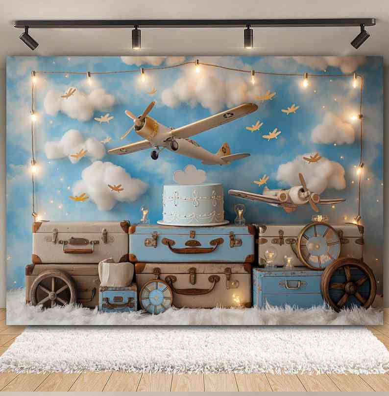 Baby Shower Hot Air Balloon Ai - Photography Mapped review and price