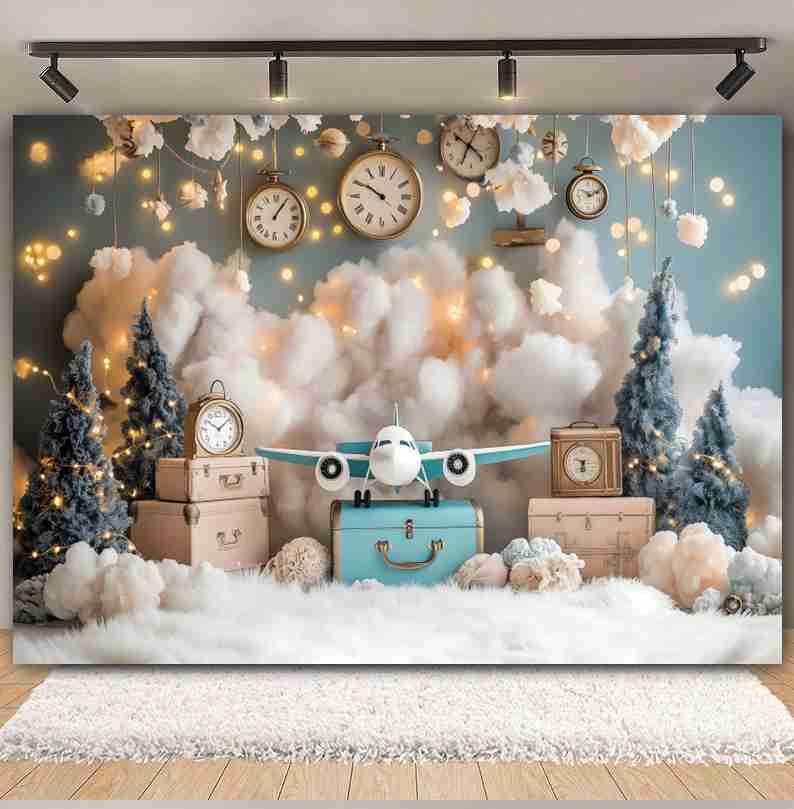 Baby Shower Hot Air Balloon Ai - Photography Mapped review and price