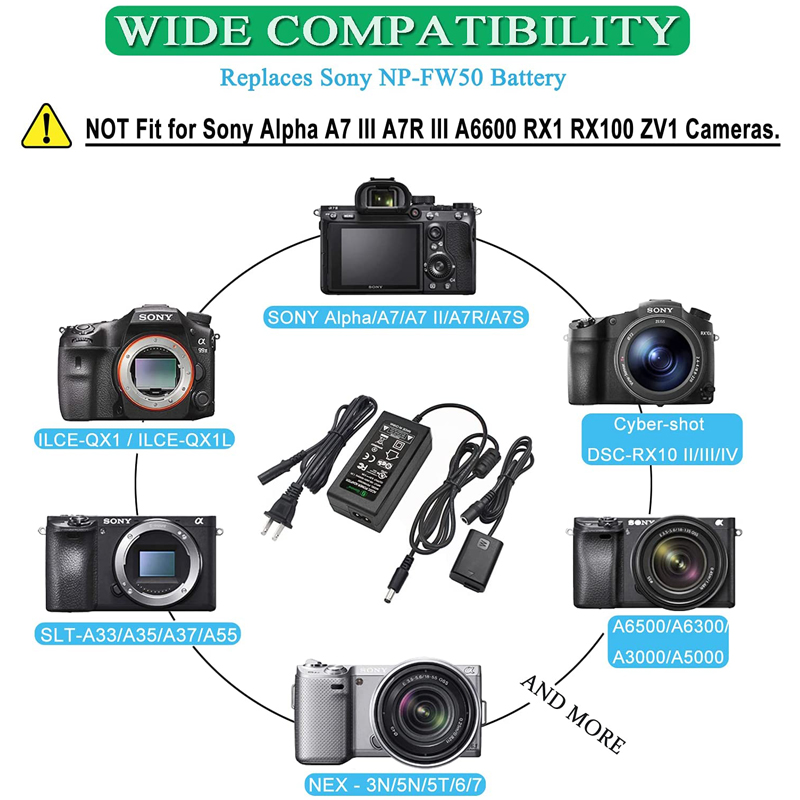 AC-PW20 ZV-E10 NP-FW50 Dummy B - Sony Camera Zv-E10 review and price