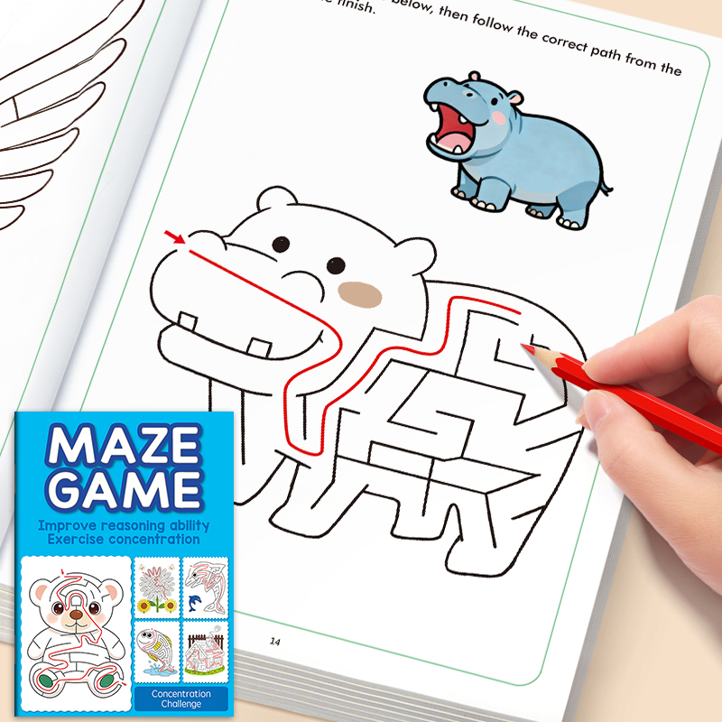 Children's Fun Maze Drawing Bo - Photography Of Book review and price