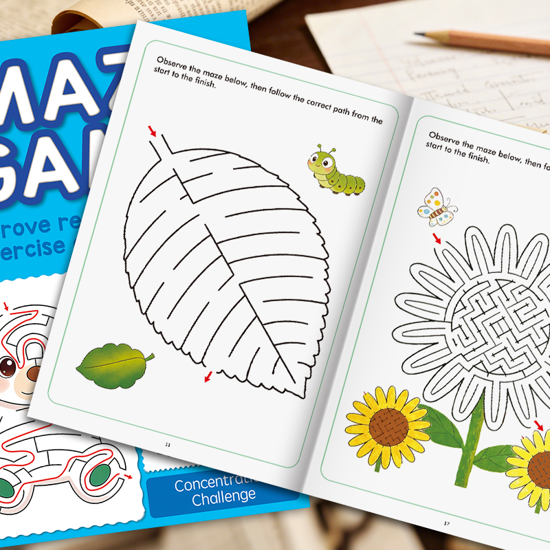 Children's Fun Maze Drawing Bo - Photography Of Book review and price
