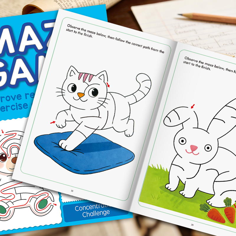 Children's Fun Maze Drawing Bo - Photography Of Book review and price