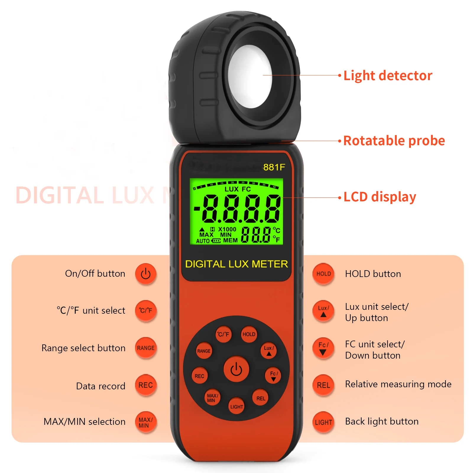 HP-881F    Digital Illuminance - Photography Hp review and price