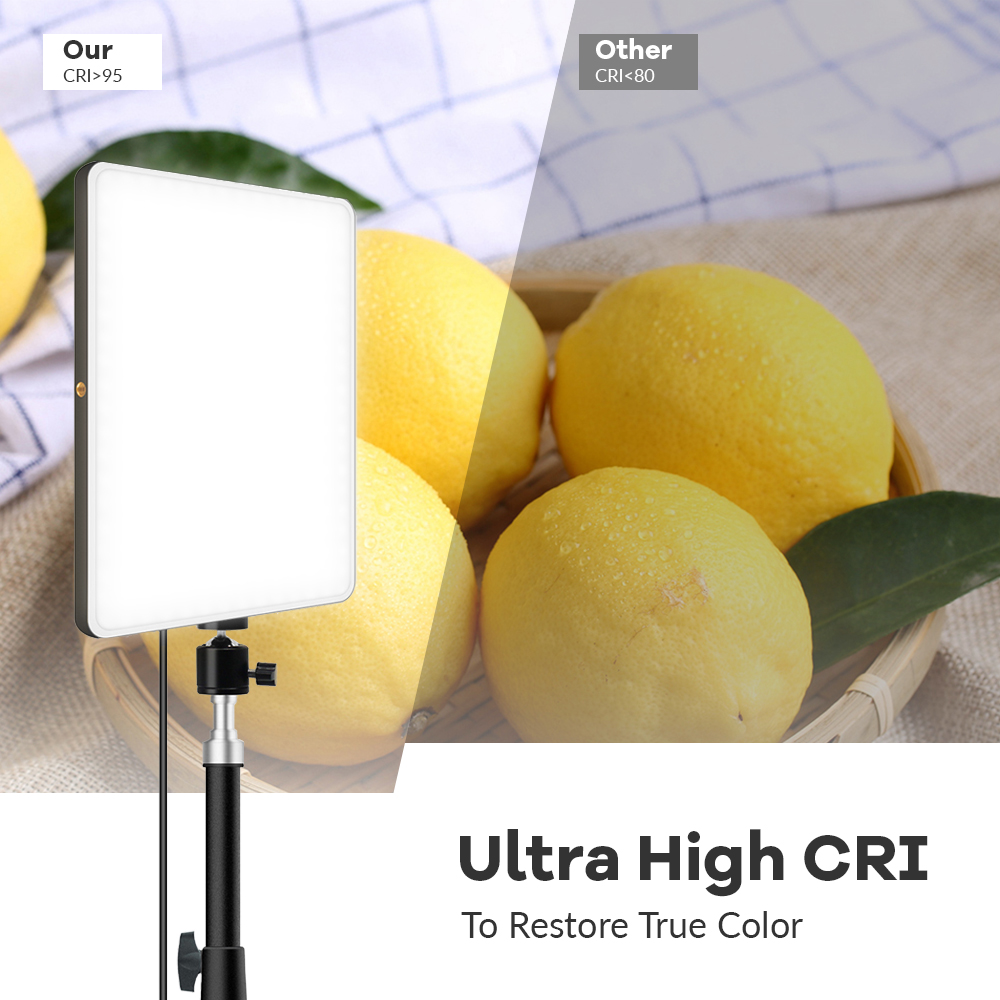 Dimmable LED Video Light Panel - Strobe Light Studio review and price