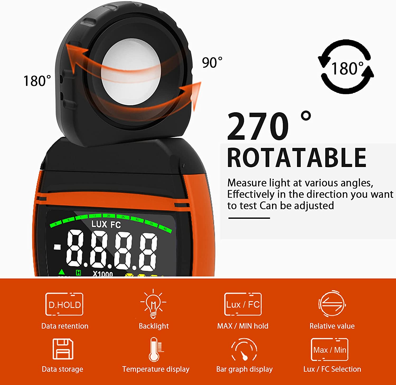 Light Meter HOLDPEAK 8801A Dig - Photography Hp review and price