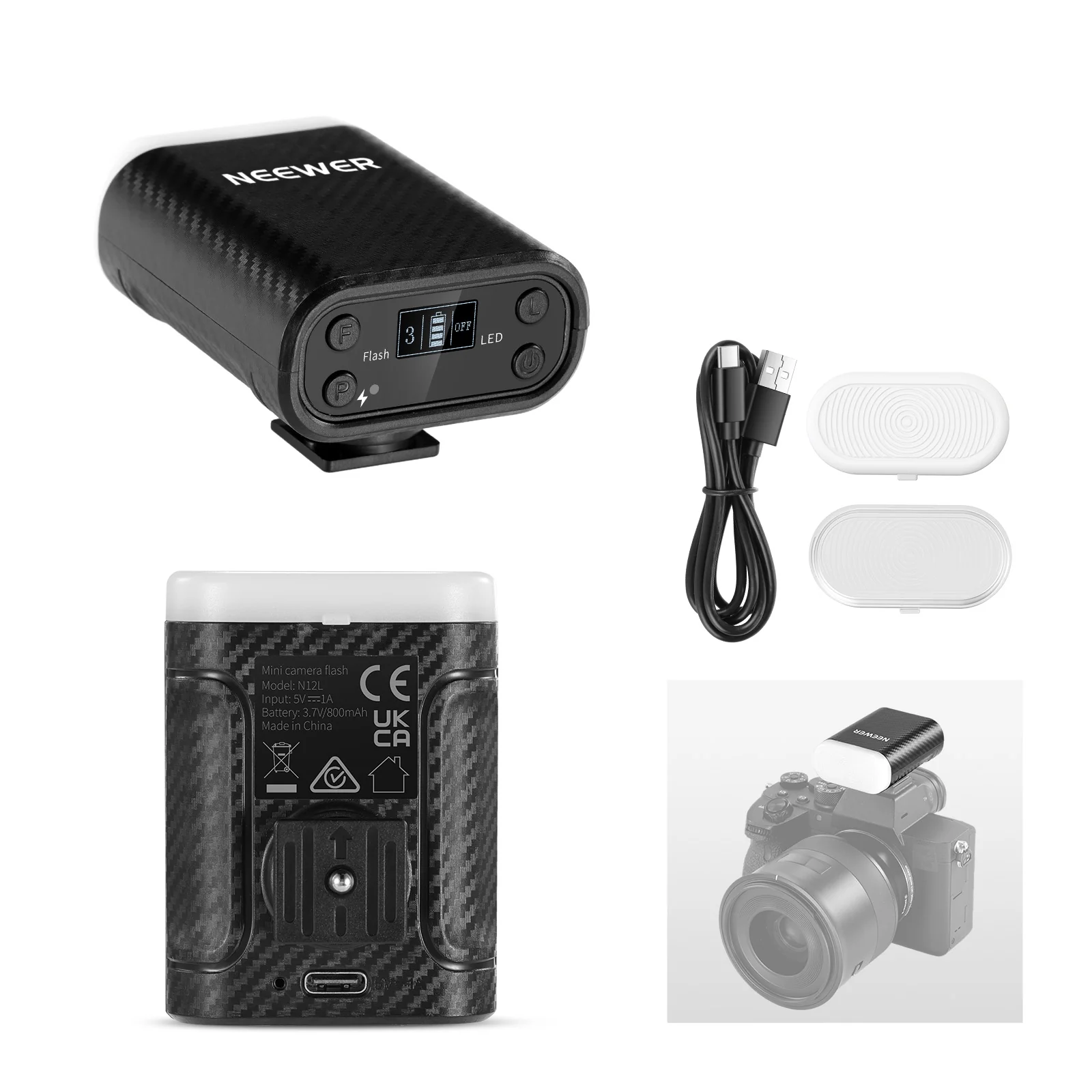 NEEWER N12L Mini Portable Spee - Speedlite Flash External review and price