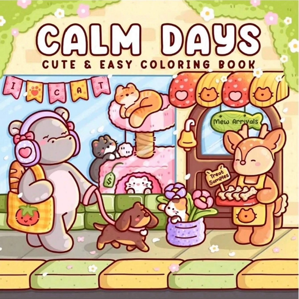 Cute Animal Stress Relief Colo - Photography Of Book review and price