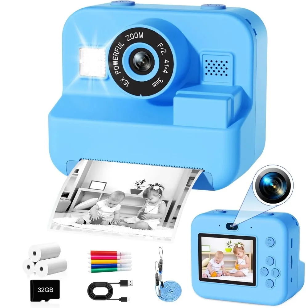 Kids Camera Instant Print 32G  - Photography Nature Images review and price