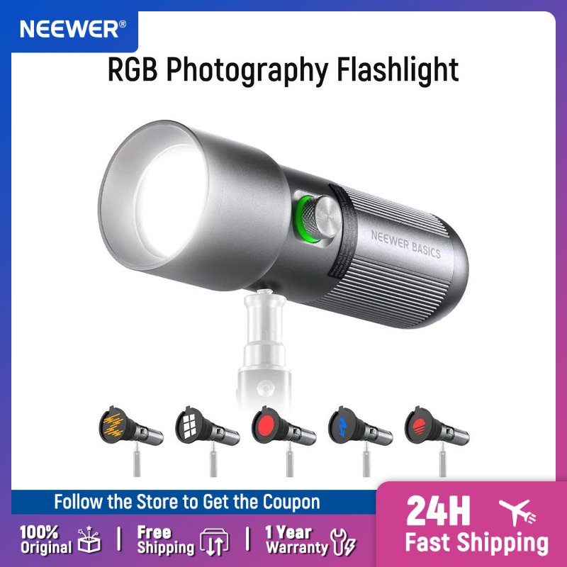 NEEWER Basics RGB Photography  - Strobe Light Studio review and price