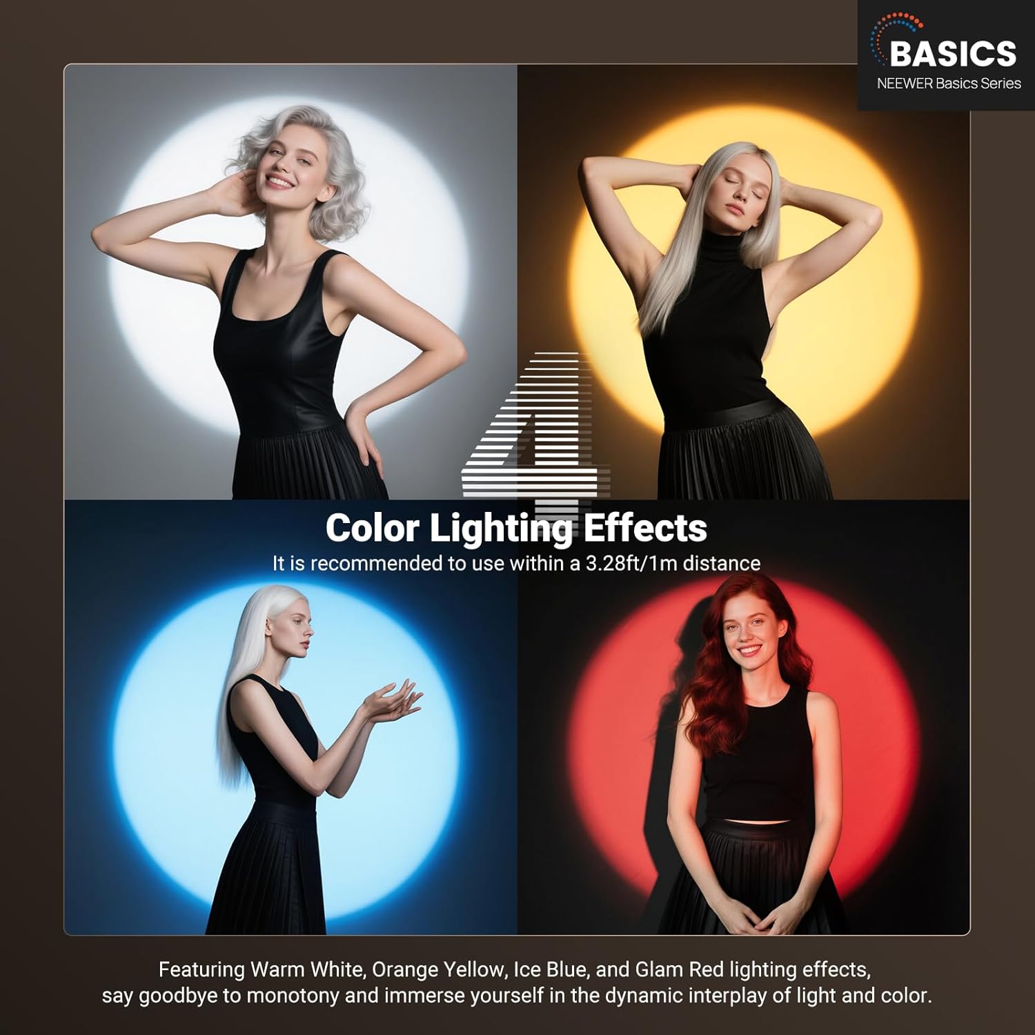 NEEWER Basics RGB Photography  - Strobe Light Studio review and price