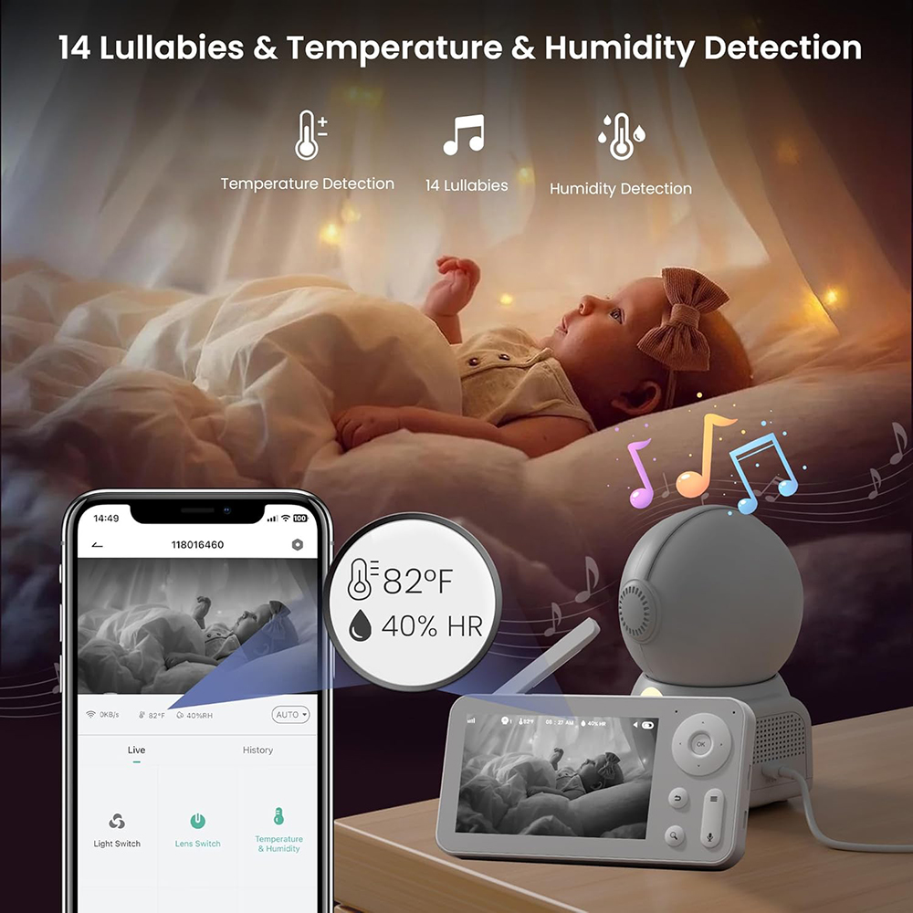 2K Baby Monitor with 2 Cameras - Photography Uk review and price