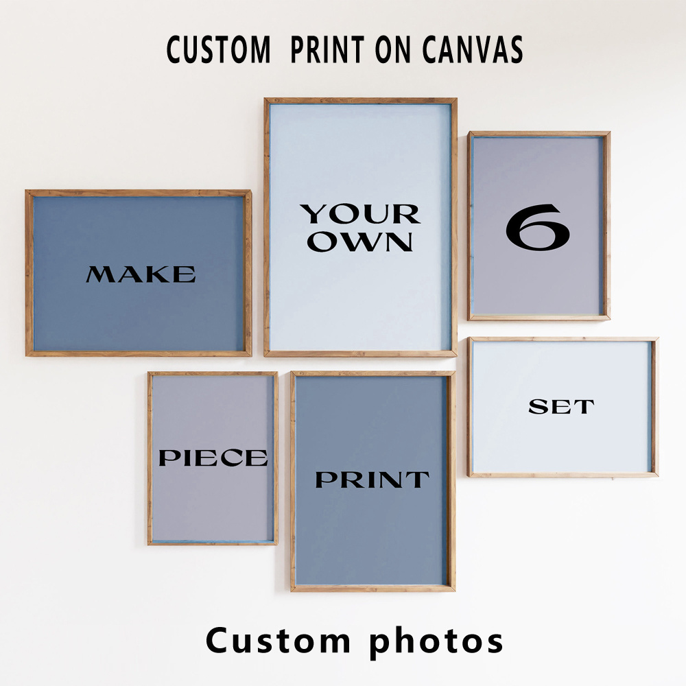 6pcs/set Custom Canvas Prints  - Photography Gallery review and price