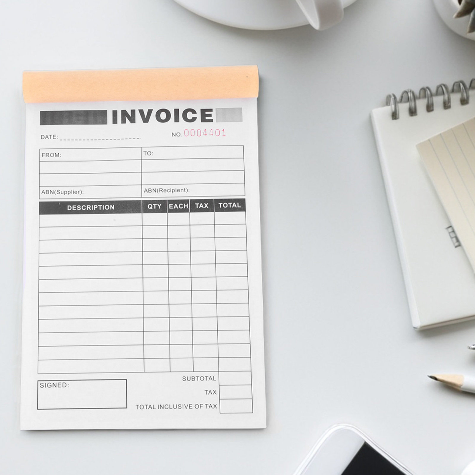 5Pcs Invoice Duplicate Deliver - Photography Of Book review and price